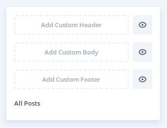 Empty Custom Post Template For All Posts